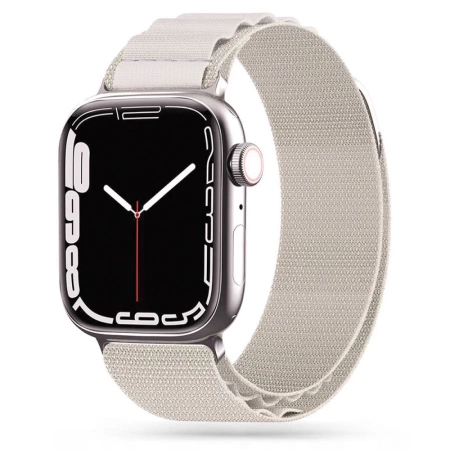 Pasek Tech-Protect Nylon Pro na Apple Watch 4 / 5 / 6 / 7 / 8 / 9 / SE / Ultra 1 / 2 (42/44/45/49 mm) - beżowy