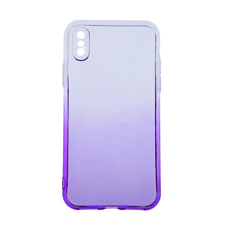 Nakładka Gradient do iPhone X / XS fioletowa