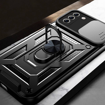 ETUI PANZERCAM SAMSUNG S21 FE CZARNY