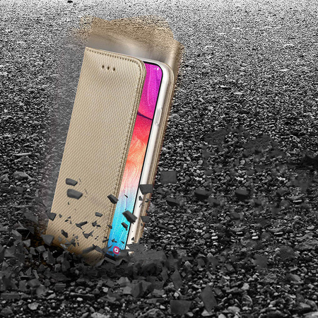 Etui REALME 8I portfel z klapką Flip Magnet złote