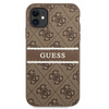 Guess GUHCN614GDBR iPhone 11 6,1\" / Xr brązowy/brown hardcase 4G Stripe