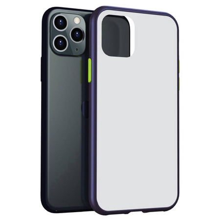 Etui IPHONE 12 MINI matowe Matt Case niebieskie