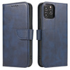 Magnet Case elegancki futerał etui pokrowiec z klapką i funkcją podstawki iPhone 12 Pro / iPhone 12 niebieski