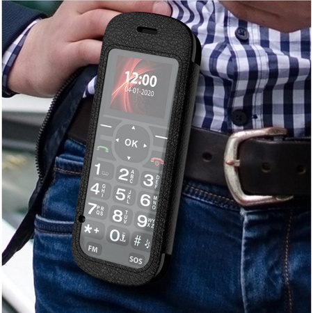 myPhone telefon stacjonarny SOHO Line H22 czarny z etui