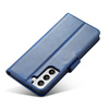 Magnet Case elegancki futerał etui pokrowiec z klapką i funkcją podstawki Samsung Galaxy S22 niebieski