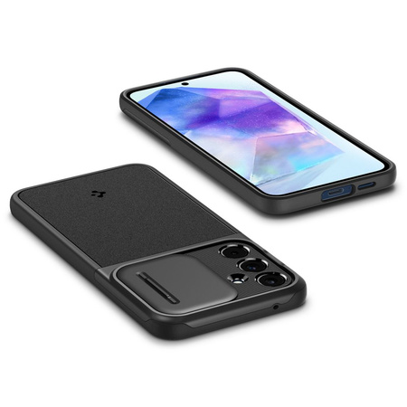 SPIGEN OPTIK ARMOR GALAXY A55 5G BLACK