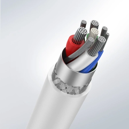 Kabel Ugreen US171 Lightning - USB-C MFi PD 20W 480Mb/s 1m - biały