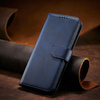 Magnet Case elegancki futerał etui pokrowiec z klapką i funkcją podstawki Samsung Galaxy S22 niebieski