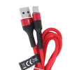 Maxlife kabel MXUC-01 USB - microUSB 1,0 m 2A czerwony nylonowy