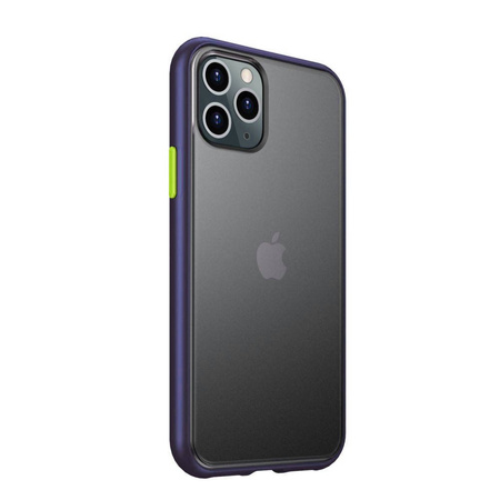 Etui IPHONE 12 PRO MAX matowe Matt Case niebieskie