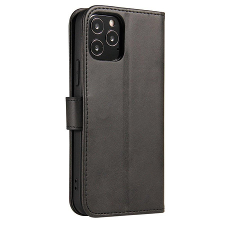Magnet Case elegancki futerał etui pokrowiec z klapką i funkcją podstawki Xiaomi Redmi Note 8 Pro czarny