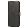 Magnet Case elegancki futerał etui pokrowiec z klapką i funkcją podstawki iPhone 12 Pro Max czarny