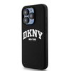 DKNY nakładka do iPhone 15 Pro 6,1\" DKHMP15LSNYACH czarna HC Magsafe silicone w arch logo