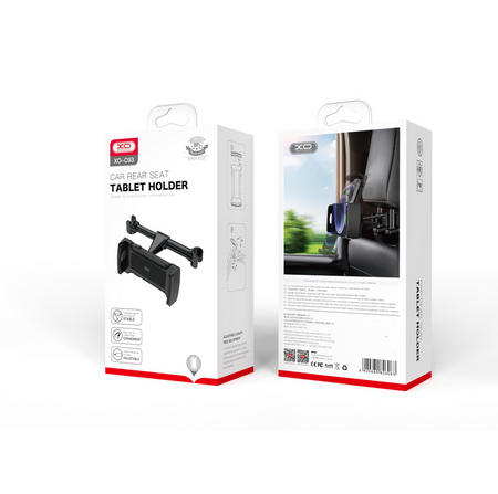 XO uchwyt samochodowy C93 czarny na zagłówek