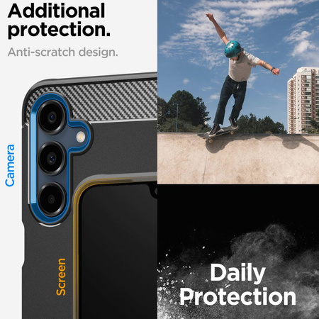 Spigen Nakładka Rugged Armor do Samsung Galaxy A16 4G / 5G Czarna Matowa