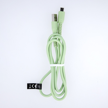 Maxlife kabel MXUC-04 USB - microUSB 1,0 m 3A zielony