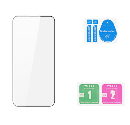 Dux Ducis 10D Tempered Glass wytrzymałe szkło hartowane 9H na cały ekran z ramką iPhone 13 mini przezroczysty (case friendly)