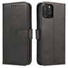 Magnet Case elegancki futerał etui pokrowiec z klapką i funkcją podstawki iPhone 12 Pro Max czarny