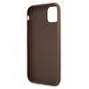 Guess GUHCN614GDBR iPhone 11 6,1\" / Xr brązowy/brown hardcase 4G Stripe