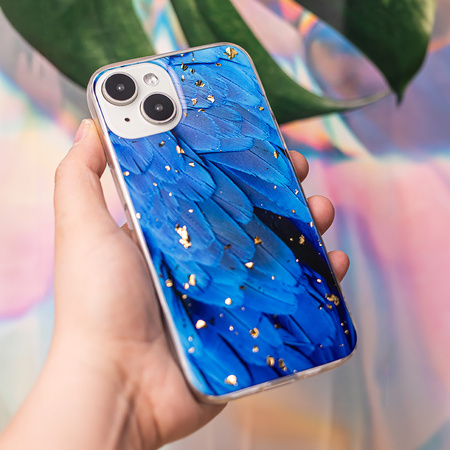 Nakładka Gold Glam do Samsung Galaxy A55 5G blue