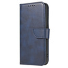 Magnet Case elegancki futerał etui pokrowiec z klapką i funkcją podstawki iPhone 12 Pro Max niebieski