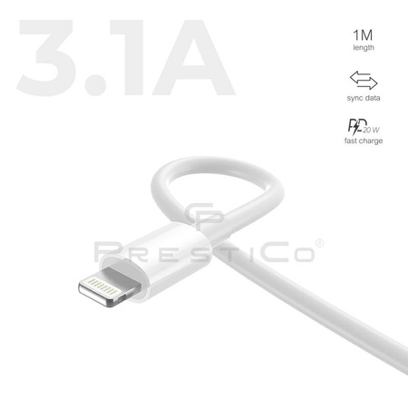 PRESTICO T5 TYPE-C/LIGHTNING PD WHITE