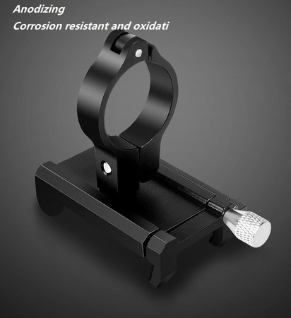 Uchwyt rowerowy X-81 Benguo aluminium uniwersalny do montażu czarny