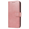 Magnet Case elegancki futerał etui pokrowiec z klapką i funkcją podstawki iPhone 12 Pro Max różowy