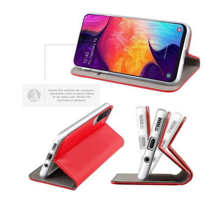 Etui Smart Magnet do Xiaomi Redmi A1 czerwone