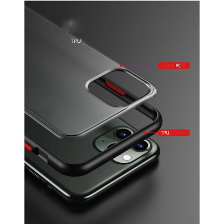 Etui IPHONE 12 matowe Matt Case niebieskie