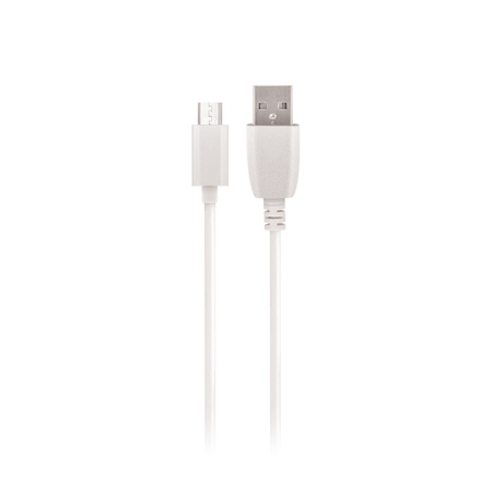 Maxlife ładowarka sieciowa MXTC-01 1x USB 1A biała + kabel microUSB