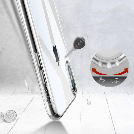 Etui IPHONE XR Back Żel transparentne