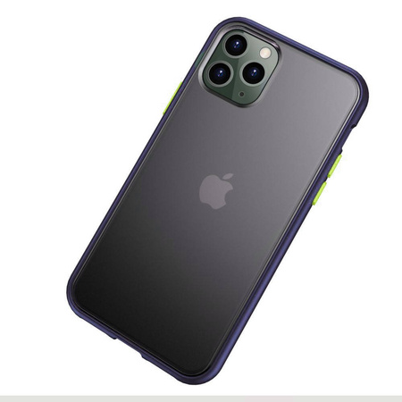 Etui IPHONE 12 PRO MAX matowe Matt Case niebieskie