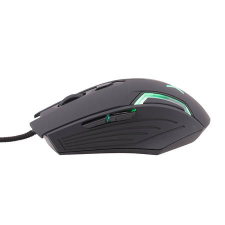 Maxlife Gaming mysz przewodowa MXGM-300 800/1000/1600/2400 DPI 1,8m czarna