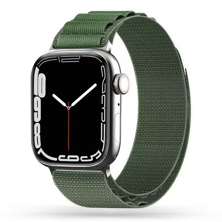 TECH-PROTECT NYLON PRO APPLE WATCH 6 / 7 / 8 / 9 / 10 / SE / ULTRA 1 / 2 (44 / 45 / 46 / 49 MM) MILITARY GREEN