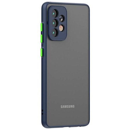 Etui SAMSUNG GALAXY A32 5G matowe Matt Case niebieskie