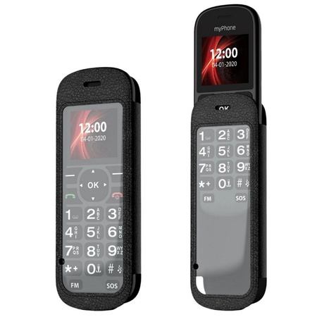 myPhone telefon stacjonarny SOHO Line H22 czarny z etui