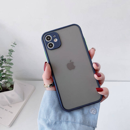 Etui SAMSUNG GALAXY A32 5G matowe Matt Case niebieskie