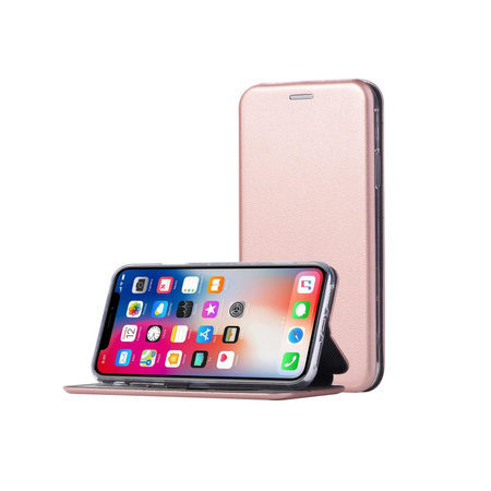 Etui Smart Diva do iPhone 14 różowo - złote