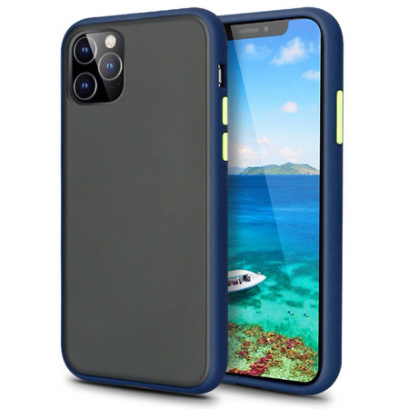 Etui XIAOMI REDMI 9 matowe Matt Case niebieskie