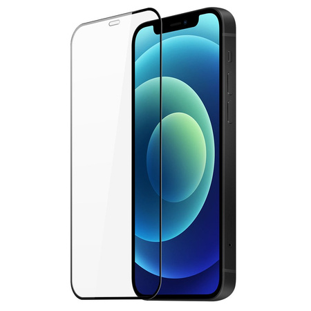 Dux Ducis 10D Tempered Glass wytrzymałe szkło hartowane 9H na cały ekran z ramką iPhone 12 mini czarny (case friendly)