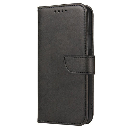 Magnet Case elegancki futerał etui pokrowiec z klapką i funkcją podstawki Xiaomi Redmi Note 8 Pro czarny