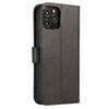Magnet Case elegancki futerał etui pokrowiec z klapką i funkcją podstawki iPhone 12 Pro Max czarny