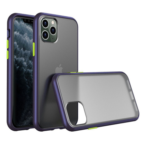 Etui XIAOMI REDMI 9 matowe Matt Case niebieskie