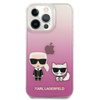 Karl Lagerfeld nakładka do iPhone 13 Pro / 13 6,1" KLHCP13LCKTRP hard case różowa Karl & Choupette