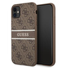Guess GUHCN614GDBR iPhone 11 6,1\" / Xr brązowy/brown hardcase 4G Stripe