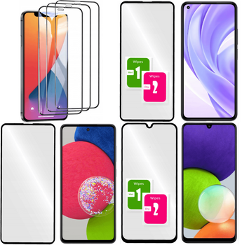 Szkło hartowane 5D do Samsung Galaxy A13 4G / A13 5G czarna ramka