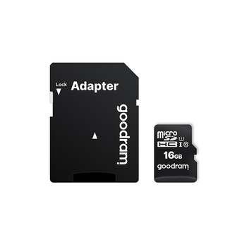 GoodRam karta pamięci 16GB microSDHC kl. 10 UHS-I + adapter