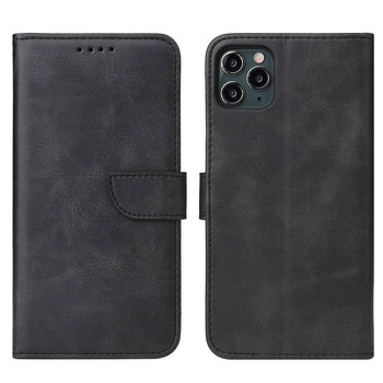Magnet Case elegancki futerał etui pokrowiec z klapką i funkcją podstawki iPhone 8 Plus / iPhone 7 Plus czarny