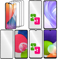 Szkło hartowane 5D do Samsung Galaxy A71 5G czarna ramka